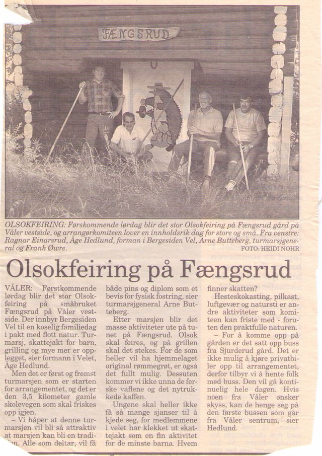Klipp fra Østlendingen 1995/96.